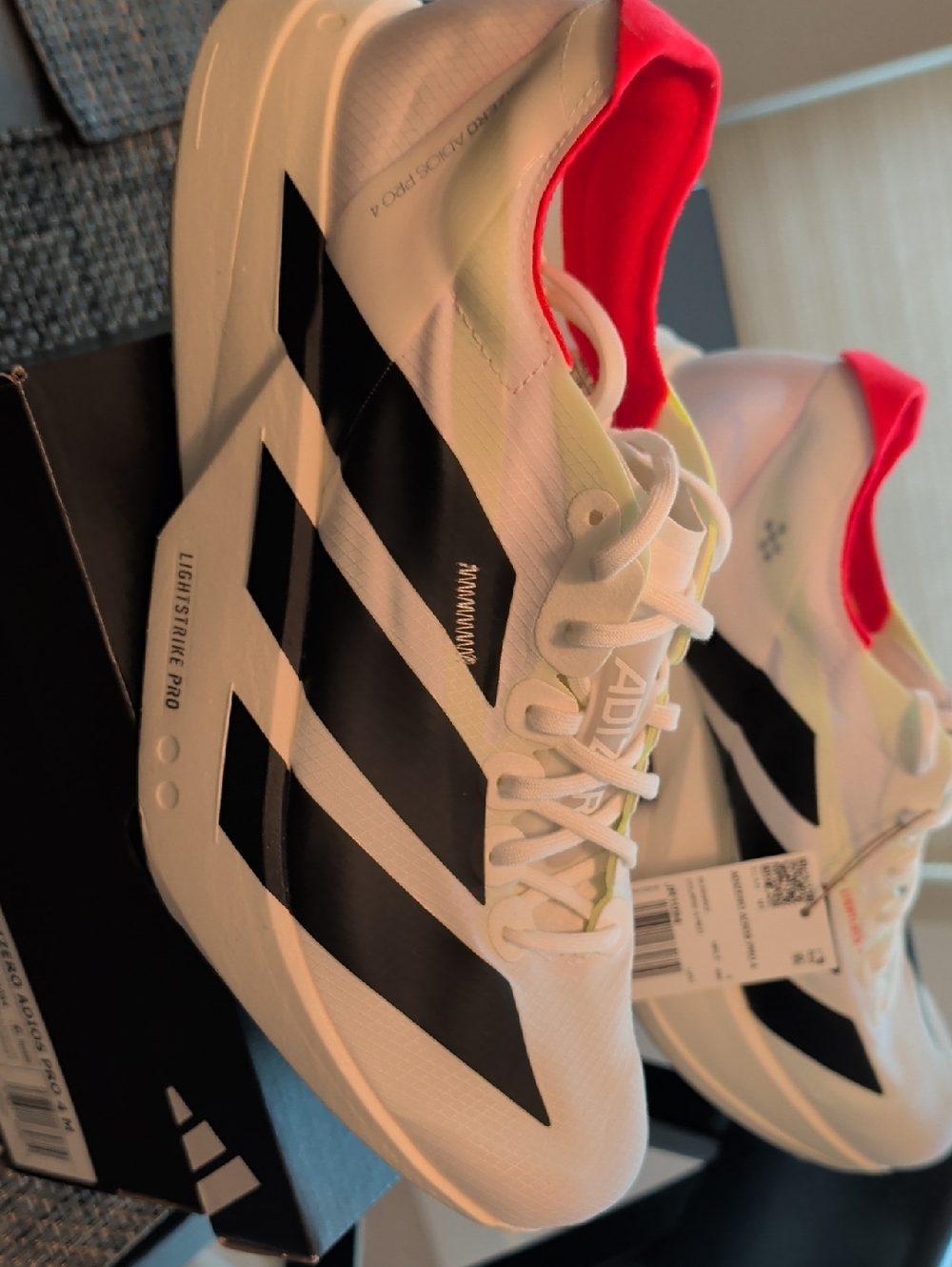 Men's Adidas Adizero Adios Pro 4 Sneakers, Size 9 1/2 - Picture 6 of 7